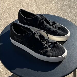 Women's Black UGG Canvas Sneakers